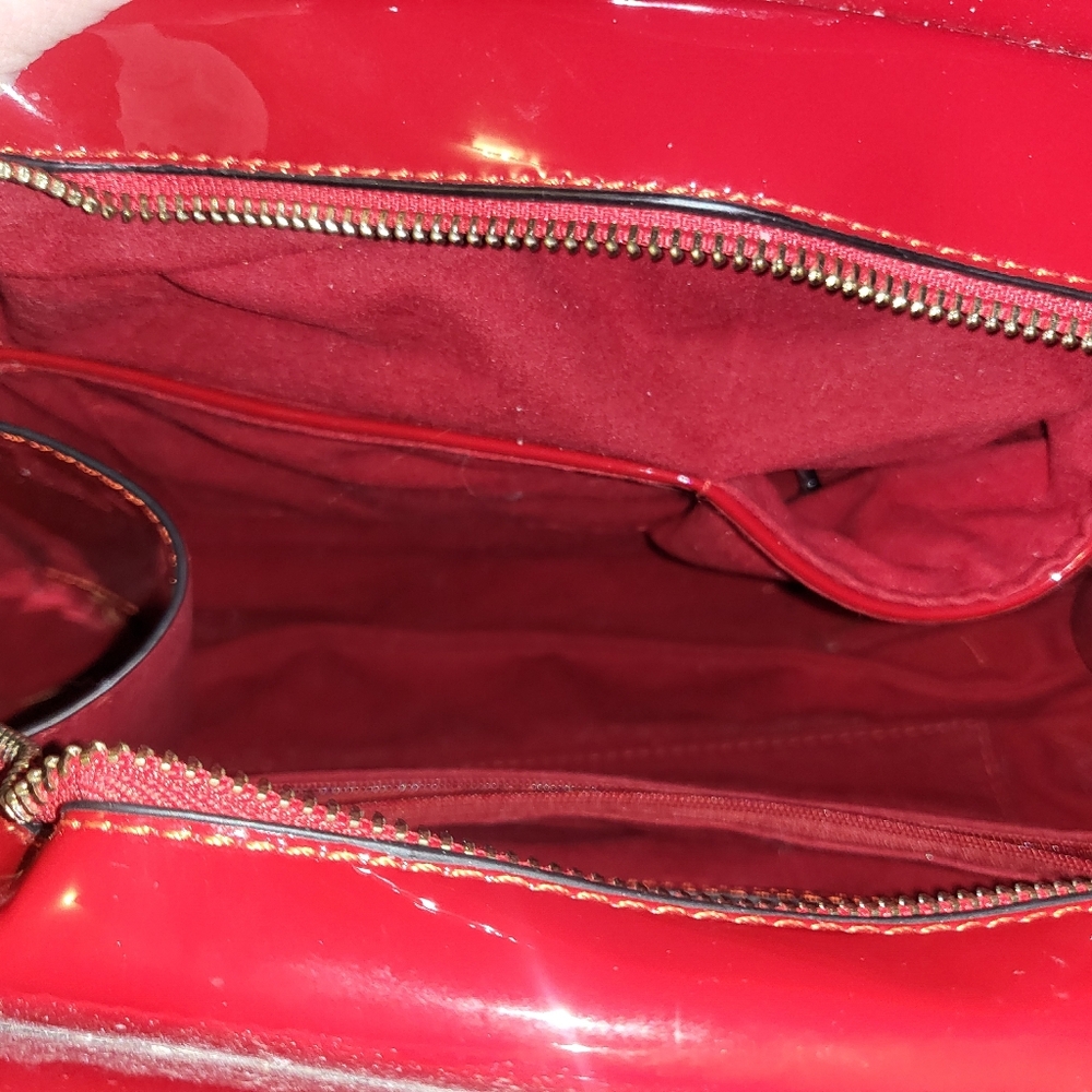 Stylish Red Leopard Print Handbag - Picture 9 of 10